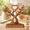 Personalized Memorial Wooden Tree Block Sign, Sympathy Gift