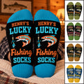 Personalized Crew Socks – Gift for Fishing Lovers – Hooked For Life