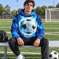 Flame Design For Baseball, Softball, Soccer, Football, Basketball, Hockey Lover - Personalized Hoodie